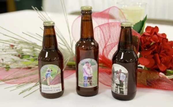 specialty bottles for the wedding